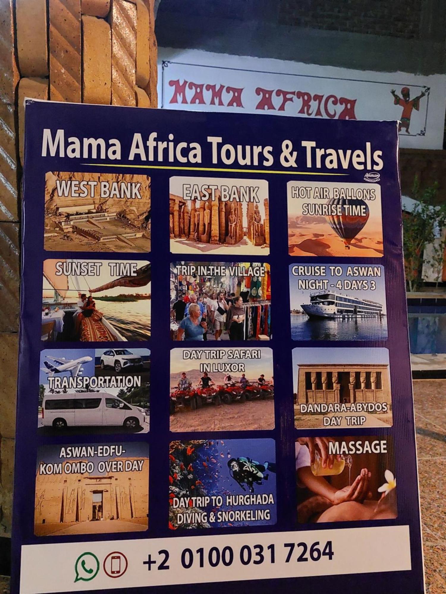 Mama Africa Apts & Studios Luxor Eksteriør bilde
